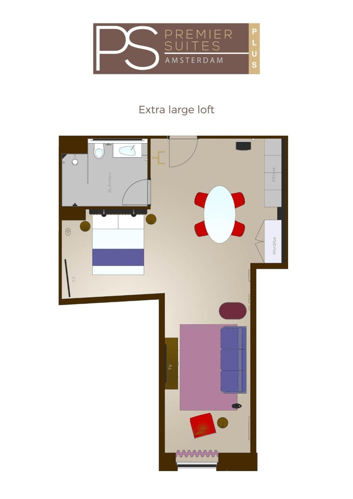 Premier Suites Amsterdam Rom bilde